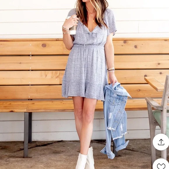 abercrombie blue gingham dress Adults The Shining Blue Dress Grady Twins Costumes Ideas For Girls, Kids / L main image 1